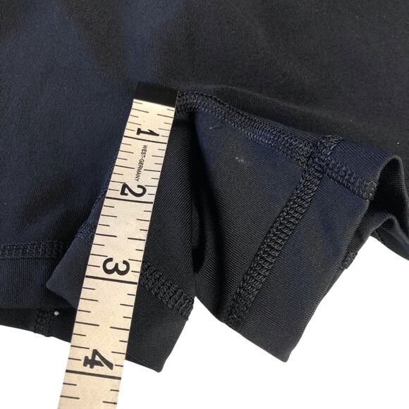 Adidas Black Stripe Activewear Running Shorts Pink Logo and Top Stitching - Picture 7 of 16